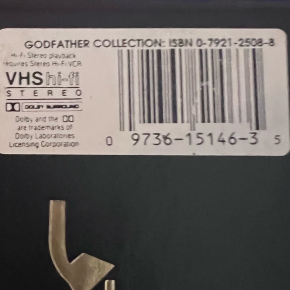 The Godfather Collection VHS 1, 2, 3 in Box  VHS / Classic 6 Tapes with Box - Picture 5 of 7